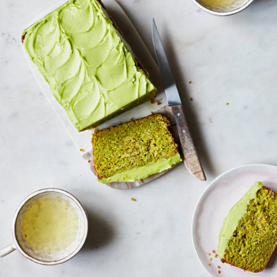 How to Make Iced Matcha + Lemon Loaf