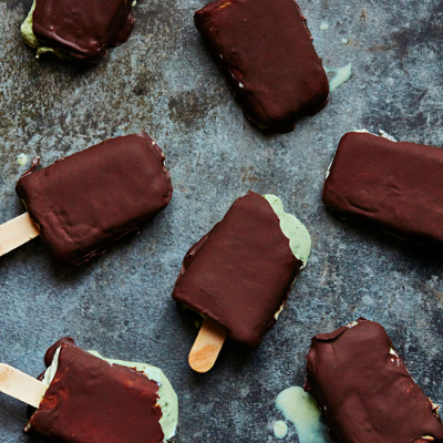 How to Make Matcha Choc Ices