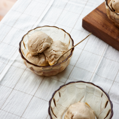 No-Churn Earl Grey & Tahini Ice Cream by Dear Safia