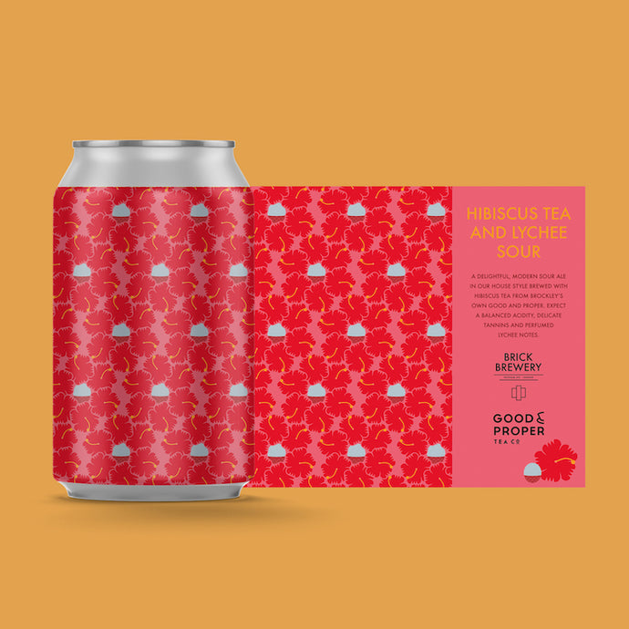 Hibiscus Tea & Lychee Sour from Brick Brewery