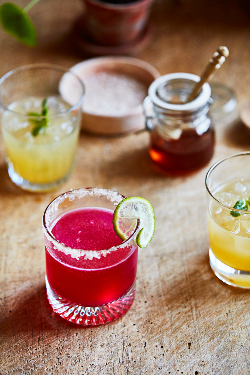 Tequila Apple Juice Margarita Hibiscus Margarita Cocktail Recipe