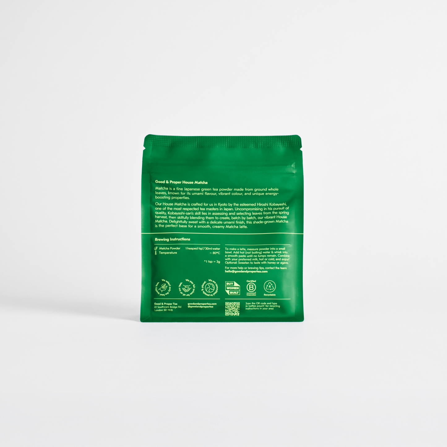 House Matcha 100g Pouch