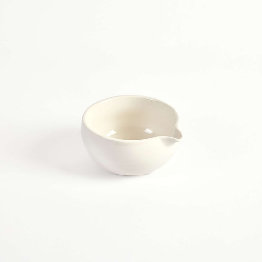 A bowl for whisking Hojicha Powder like matcha