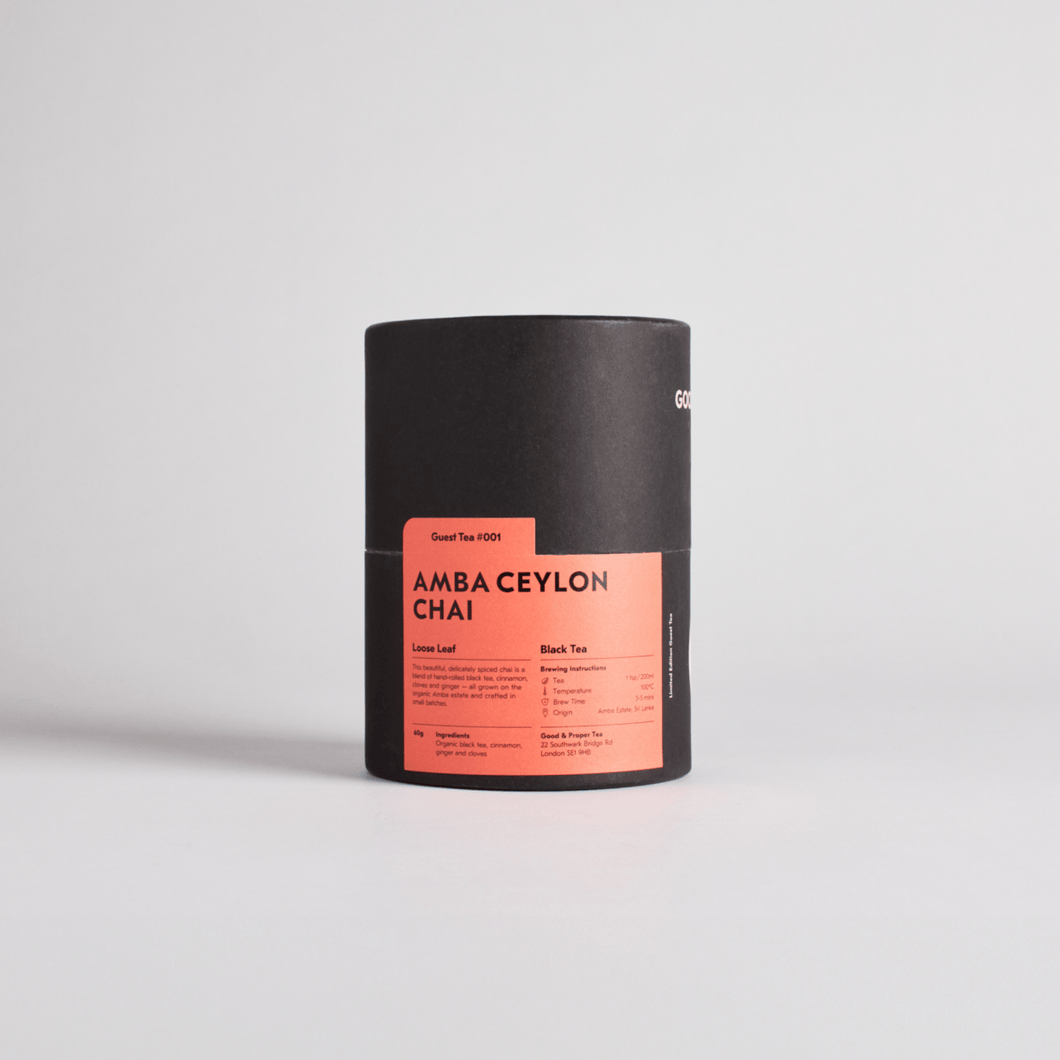 GUEST TEA Amba Ceylon Chai - Loose Leaf - Black Tea